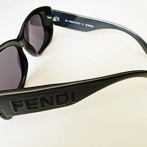 RARE Pair of Vintage Fendi FS 151 Sunglasses & Hard Leather Case